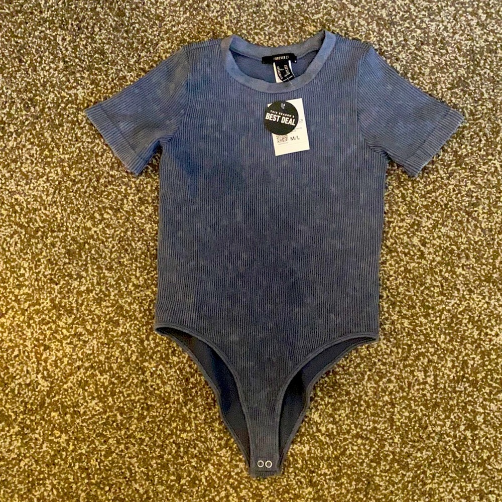 Forever 21 Ribbed Bodysuit
